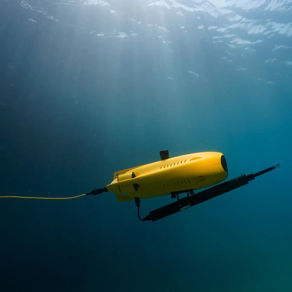Underwater drone with camera