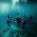 Underwater drone with camera
